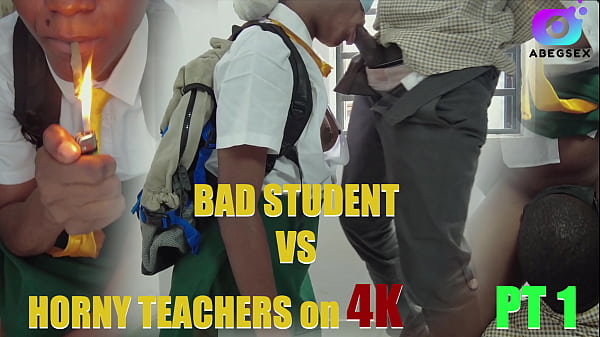 Wicked head teacher uses his Big cock to discipline a bad college girl for disrespecting the school rules and regulations (Part 1)