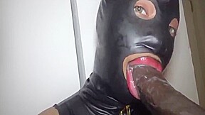 Ebony In Latex