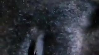 Ebony Slay Queen Exposing hairy pussy