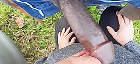 Having my black cock in my mouth excites me