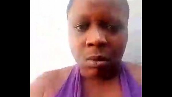 Fat Horny African Milf Masturbating Outdoor