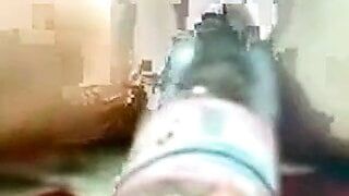 Algerian Mature  Masturbates With Bottle