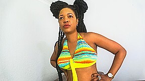 African Casting – Curvy Afro Slut Expertly Guzzling The Big Dick Agent