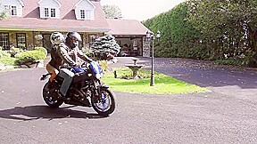 Blonde Babe Rides A Massive Cock After Sucking It Deep Outdoors