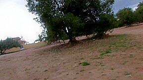Ebony Beauty Is Bouncing On The Big Dong Outdoors – HotEuroGirls