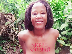 My African Jungle Spit Slut