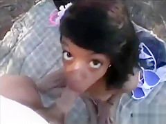 African Beauty Fuckin in Jungle with White guy