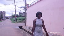 POV with the new neighbor who comes back from the market and surprised in the kitchen for a good rest with me in a torrid hot fuck on African Bi and lesbians